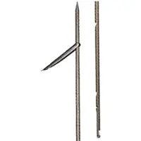 Picasso Platinium Inox Stainless Steel Notch 6.75 Mm Single Flopper Spearshaft Zilver 150 cm