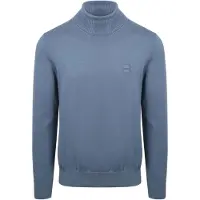 BOSS Heren Akiro trui blauw (L), Casual, Katoen 50527573