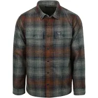 Superdry Superdryvoor mannen. M4011050A Miller groen shirt (M), Casual, Polyester, Lange mouwen