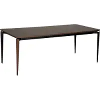 Ebuy24 Edge Dan-Form eetkamertafel met uitschuif 100x200/300 cm incl. 2 platen fineer walnoot.