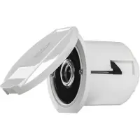 PLASTIMO Chromed Square Straight Lid Water Outlet Connector Zilver