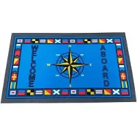 Goldenship Welcome Carpet Blauw