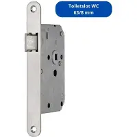 Artitec Mi Satori Toiletslot WC 63/8 mm 1200 Serie Mat Nikkel Ongelakt