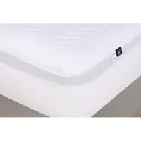 Asir - Eenpersoonsbedbeschermer - Wit - 100 x 200 cm