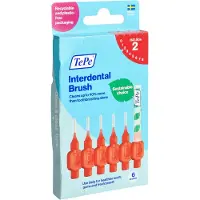Tepe Interdentale Borstel Original Rood 0,5mm 6 St Tandenborstel