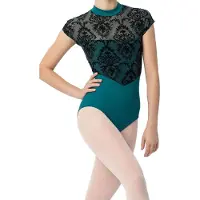 Intermezzo Manilacrem Leotard Met Korte Mouwen