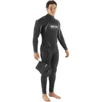 Seac Sub Space 7 Mm Semi Dry Suit Zwart 2XL Man