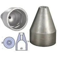 Tecnoseal Ogive Orvea Anode Zilver 56 mm