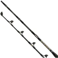 Shimano Fishing Tyrnos Roller Big Game Trolling Rod Zwart 2.13 m / 130 Lbs