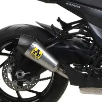 Arrow X-kone Short Titanium Suzuki Katana 1000 ´19-20 Niet Gehomologeerde Demper