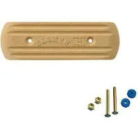 Glomex Ra204 Rectangular Ground Plate Bruin 205 x 64 x 13 mm