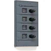 PLASTIMO 4 Way Switch Panel 15a 12v Grijs