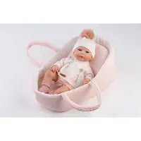 MuÑecas Guca Silvia Baby Reborn Hairless 38 Cm Roze Kinderen