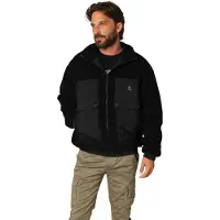 Deeluxe Fleece jas 'COSMO' zwart