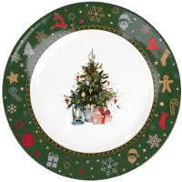 Homla Bord KALVEN Deep Green, 22 cm