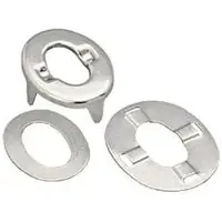 Common Sense Dot Trw78403 Closure Thin Plate 100 Units Zilver