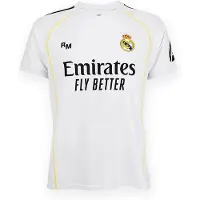 Real Madrid 25/26 Mbappe Home Short Sleeve T-shirt Wit M Man