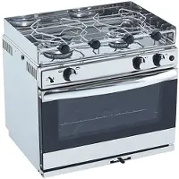 Eno Grand Large Gas Cooker+oven 2 Burners Zilver 53 x 52.3 x 54.8 cm