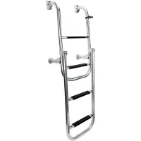 Lalizas 2+2 Inox 316 Foldable Stair Zilver
