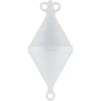 Can-sb Biconical Mooring Buoy Zilver 32 x 80 cm