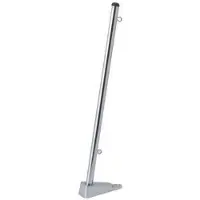 Talamex Flag Pole With Base Zilver 50 cm