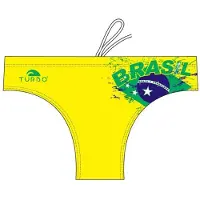 Turbo New Brasil Swimming Brief Geel 12-24 Months Jongen