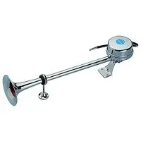 Marco Single Trompet Horn 400 Mm 24v Zilver