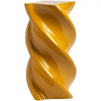 &Klevering &k amsterdam Pillar Marshmallow Bijzettafel H 54 cm - Oker
