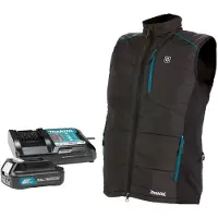 Makita CV102DA1SNL1 Verwarmd vest S | 1 x 2,0 Ah accu + lader en jasadapter| in doos - CV102DA1SNL1