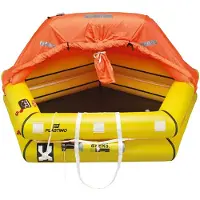 PLASTIMO Coastal Iso T2 Valise 52376 Liferaft Geel 8 Places