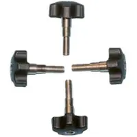 PLASTIMO T-top Knob 4 Units Zilver