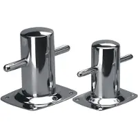 PLASTIMO Base Plate Mooring Bollard Zilver 50 mm
