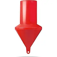 PLASTIMO Cylindrical Marking Buoy Rood 40 cm