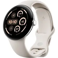 Google Pixel Watch 3 Zilver/Crème 45mm