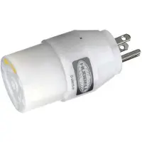 Hubbell Straight Adapter Female To Male 30a 15a 125v Transparant