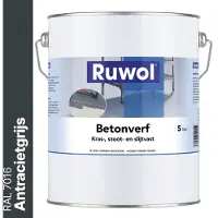 Ruwol Betonverf Antracietgrijs (RAL 7016) 5 liter
