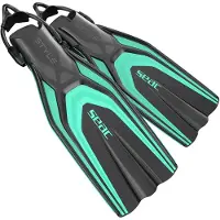 Seac Sub Style Sling Strap Diving Fins Zwart EU 45-47