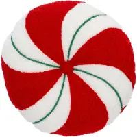 Intratuin Sierkussen Jen Pepermunt Rood / Wit D 38 H 12 Cm