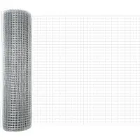 vidaXL Gelast gaashek 2500 x 80 cm Zilver