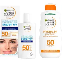 Garnier Ambre Solaire Face and Body SPF50 Bundle