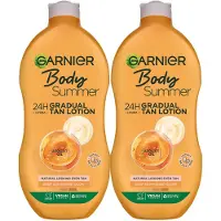 Garnier Summer Body Gradual Deep Tan Moisturiser Duo