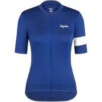 Rapha Core Jersey met korte mouwen voor dames Blauw/Wit
