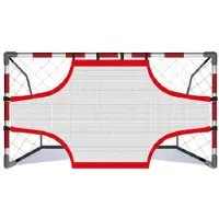 Sporti France 064014 Football Practice Net Zilver