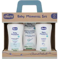 Chicco Baby lichaamsverzorging, SET 2: Badproduct, Shampoo, Beschermende Voedende Crème - 0m+