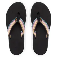 Teva W VOYA FLIP Dames Slippers - ANTIGUOUS Zwart MULTI