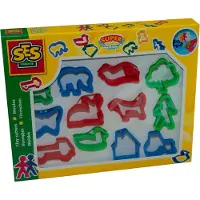SES Creative Kleivormpjes - 12 Vormpjes om Figuren te Maken (12 stuks)