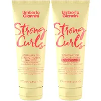 Umberto Giannini Strong Curls Strengthening Shampoo & Conditioner Duo