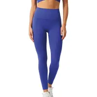 Björn Borg Studio Seamless Ribbed Tights Blauw | Maat: M