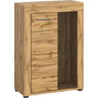 Furnilux Jam - Vitrinekast - 35x60x86cm - Eiken