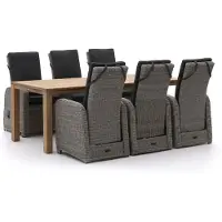 Intenso furniture + 10% kassakorting | Intenso Umbria/ROUGH-S 220cm dining tuinset 7-delig verstelbaar